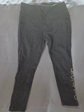 Calvin Klein Performance High Waist Leggings Gray NWT Size L